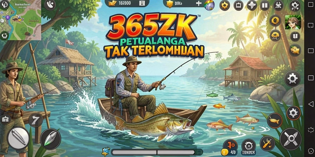 Tangkapan ikan yang besar dalam permainan 365ZK.