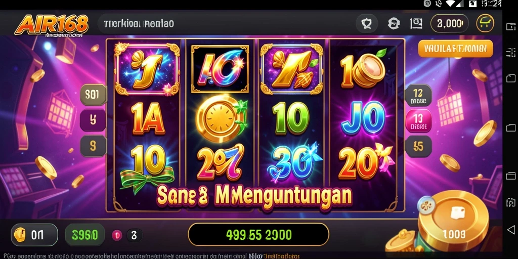 Gameplay Slot AIR168 yang seru dan menarik untuk dimainkan.