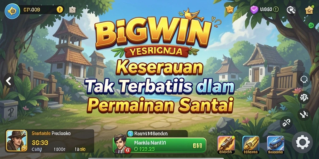 Screenshot menampilkan gameplay seru dalam BIGWIN.