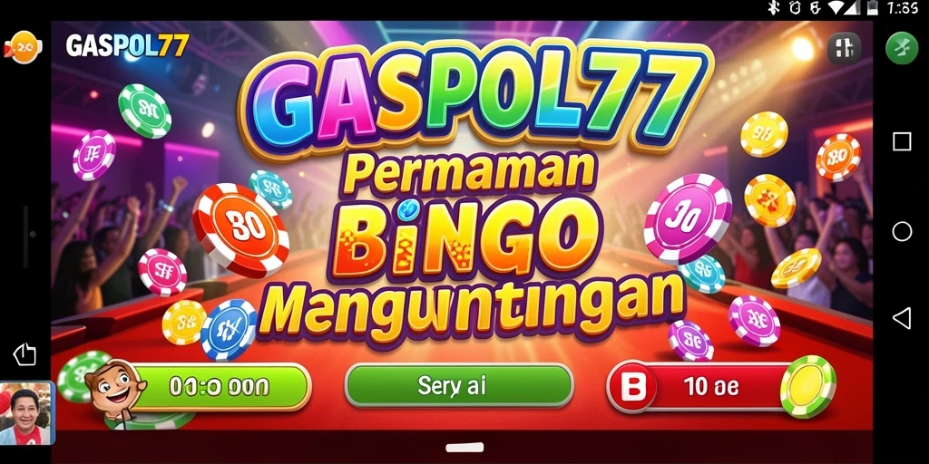 Tampilan menarik dari gameplay Bingo di GASPOL77.