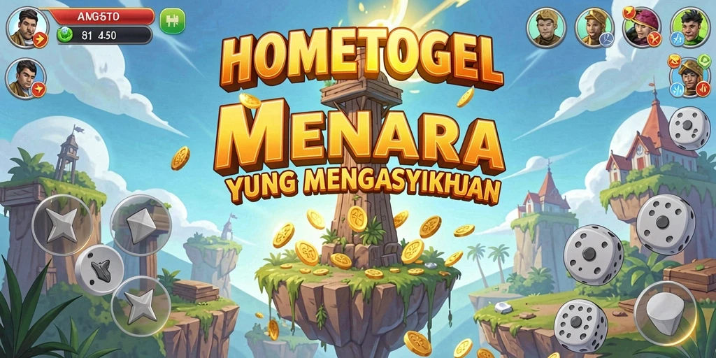 Gameplay HOMETOGEL menara bertahan melawan serangan musuh yang intens.