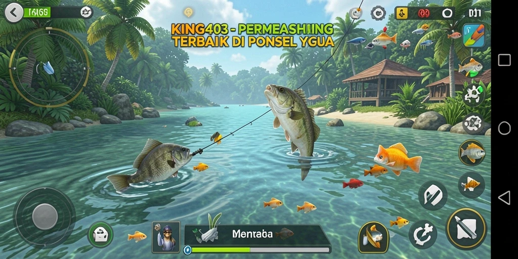 Tangkapan ikan yang realistis dalam gameplay KING403.
