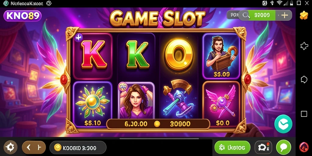 Tampilan gameplay KNO89 dengan grafis slot yang menakjubkan.