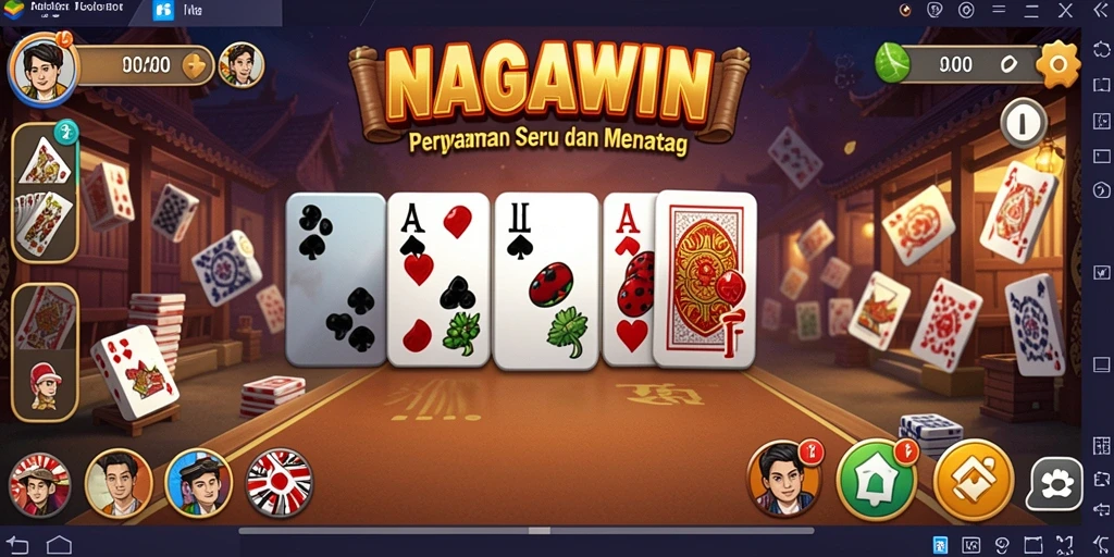 Tampilan menarik dari gameplay NAGAWIN saat dimainkan.