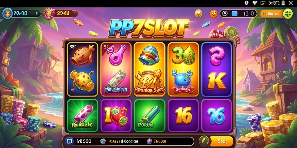 Tangkapan layar utama PP7SLOT menampilkan gameplay yang seru dan penuh petualangan.