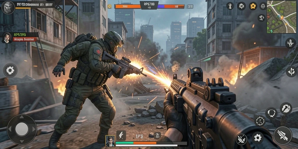 Screenshot gameplay RP6789 yang memukau dengan aksi menegangkan.