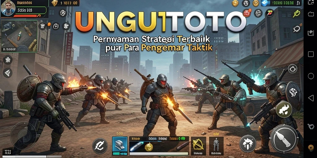 Tampilan gameplay UNGUTOTO yang menarik dengan elemen strategi mendebarkan.