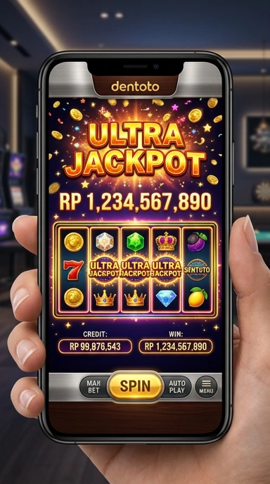 Halaman detail aplikasi di dentoto dengan informasi ukuran dan versi.